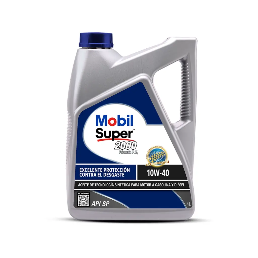 ACEITE MOBIL 10W40 SUPER 2000 X3 FORMULA DIESEL/GASOLINA 4 LT