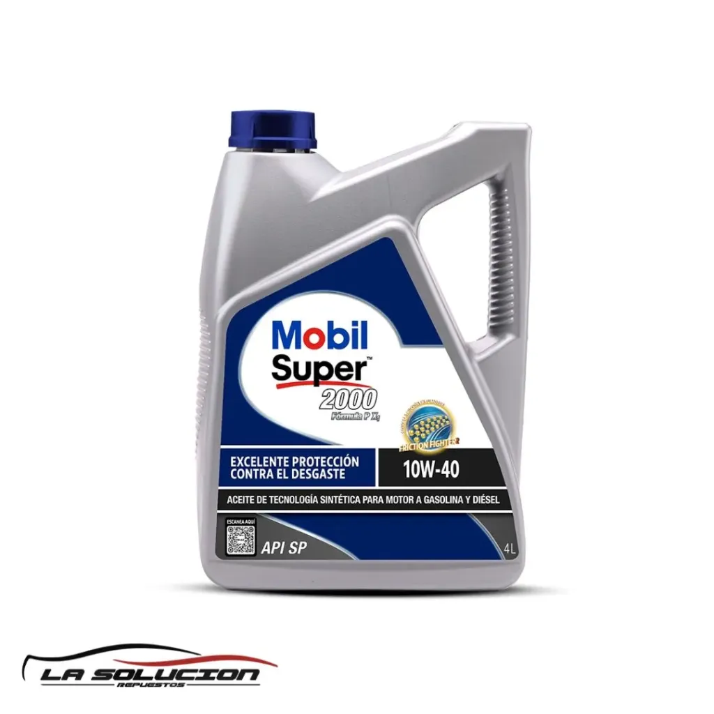 ACEITE MOBIL 10W40 SUPER 2000 X3 FORMULA DIESEL/GASOLINA 4 LT