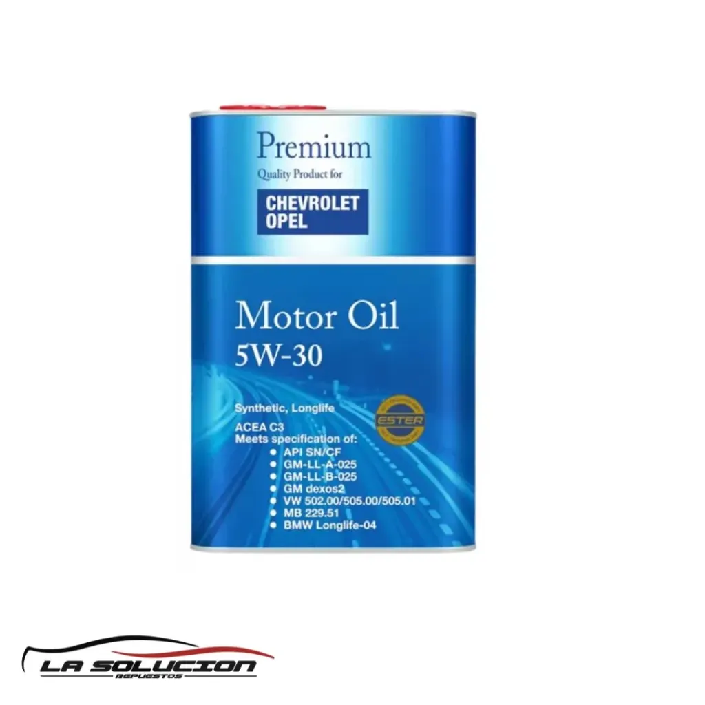 [4792] ACEITE FANFARO 5W30 CHEVROLET OPEL 1L BENCINA/DIESEL UB00