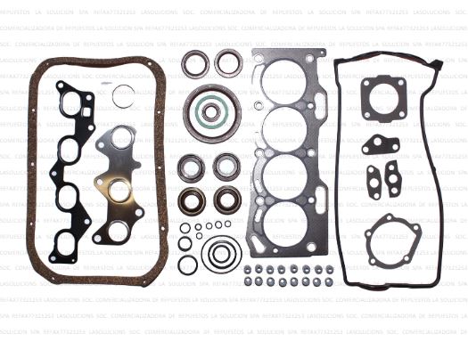 JUEGO EMPAQUETADURA MOTOR TOYOTA TERCEL 1.5 95-96 C/DIST  TW UB22ARRIBA