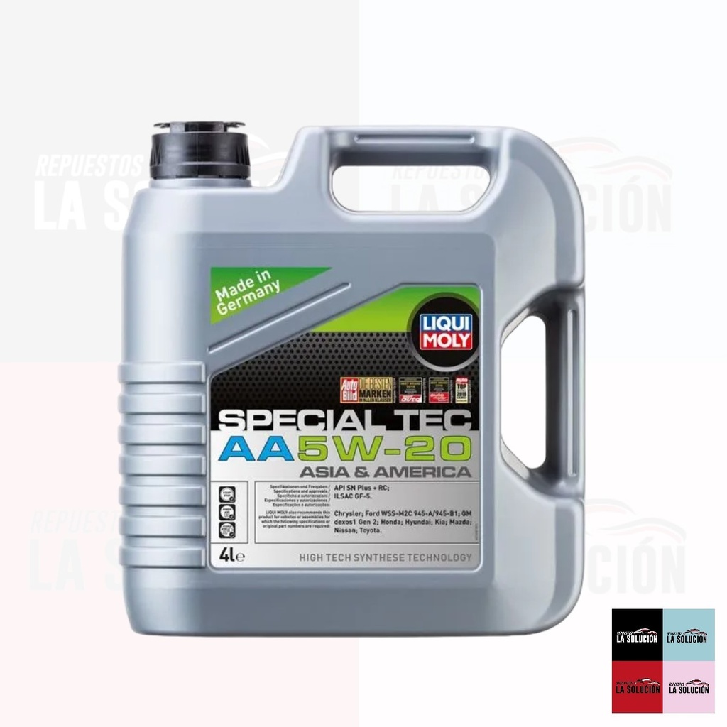 ACEITE LIQUI MOLY 5W20 SPECIAL TEC AA 4LT UB00