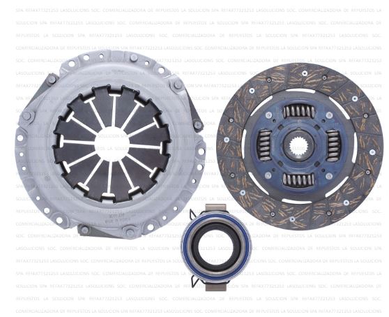 KIT EMBRAGUE TOYOTA YARIS 1.5 99-13/COROLLA 1.6 3PCS VALEO KR (31210-Yaris-3p) UB2B3