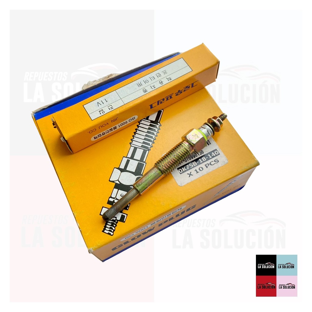 BUJIA INCANDESCENTE KIA BESTA 2.2-2.7-3.0 KR (0K75B-18-140)