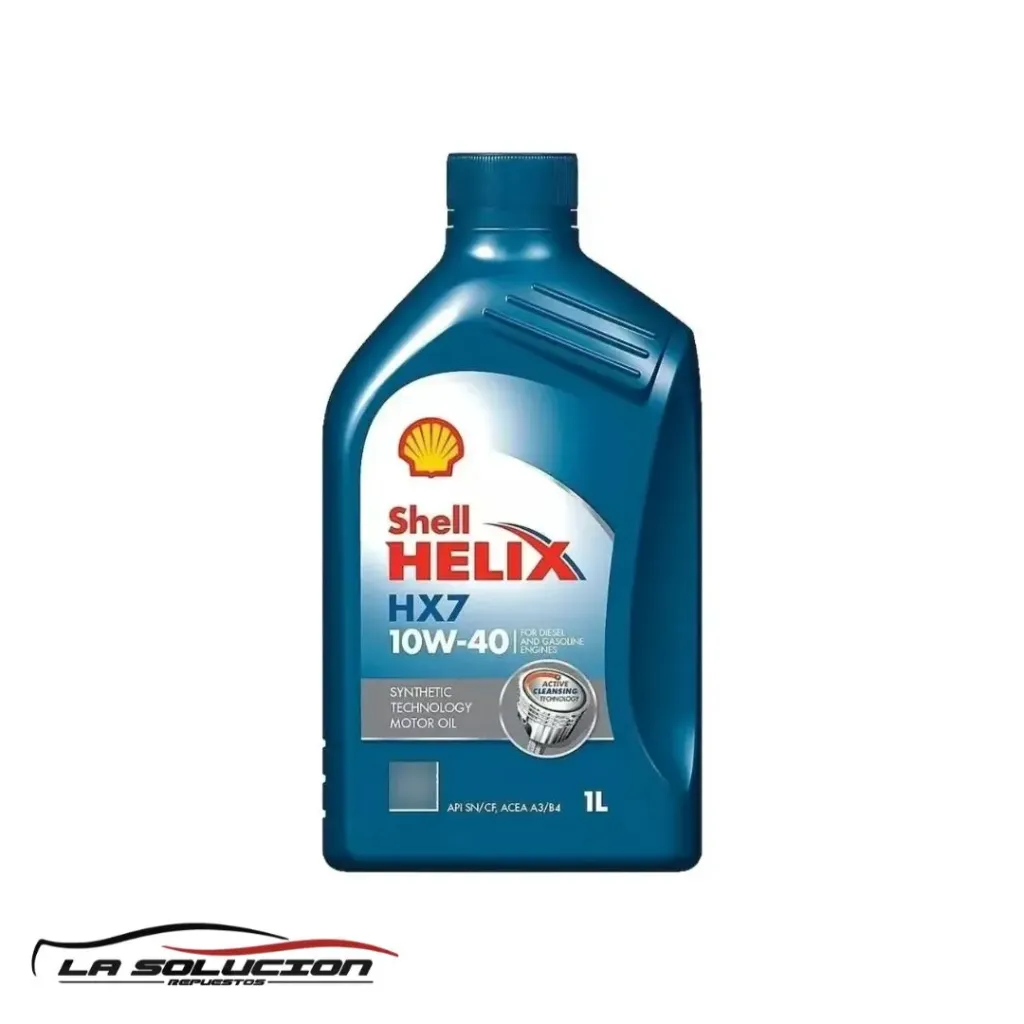 [6625] ACEITE SHELL 10W40 1L HELIX HX7 AZUL UB00
