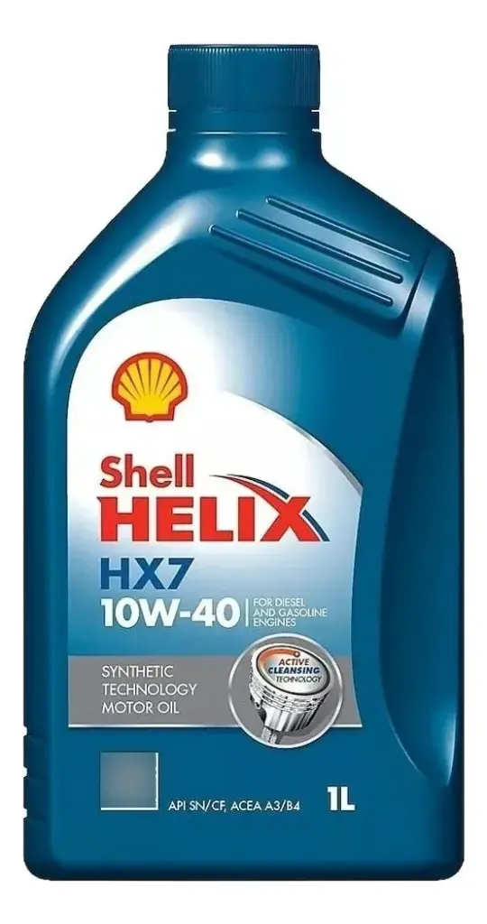 [6625] ACEITE SHELL 10W40 1L HELIX HX7 AZUL UB00