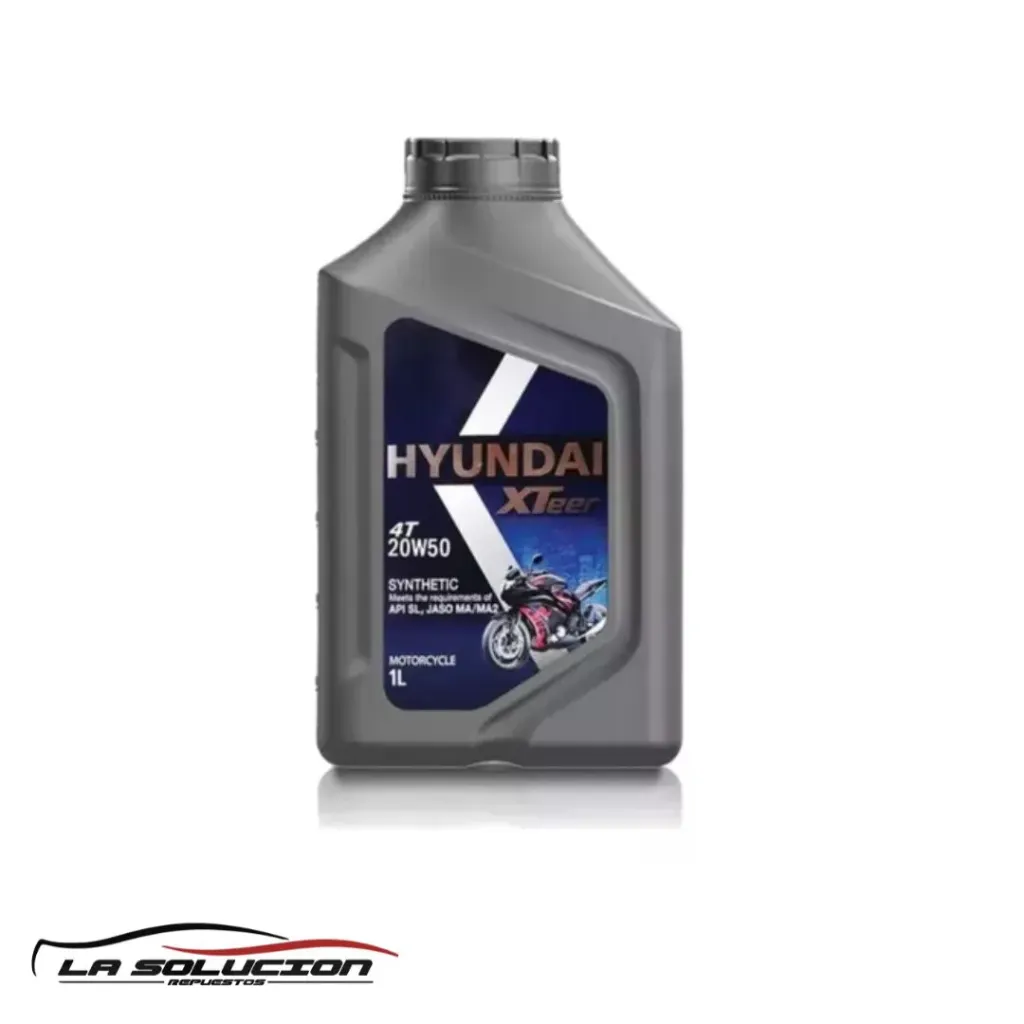 ACEITE HYUNDAI 20W50 SINTETICO MOTO 1LT UB00