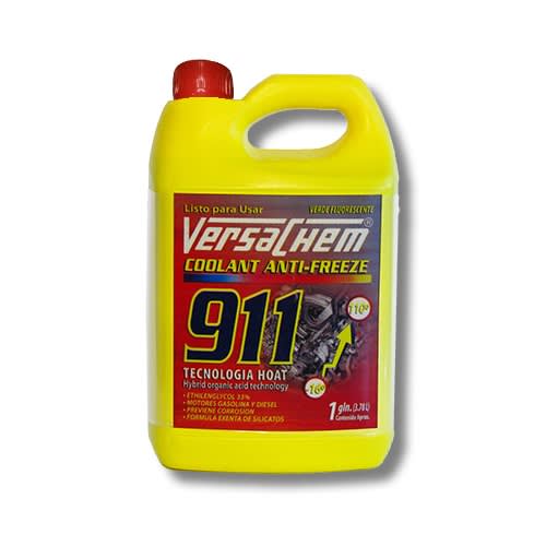 ANTICONGELANTE ROJO VERSACHEM -16 G° 911 GALON AMARILLO