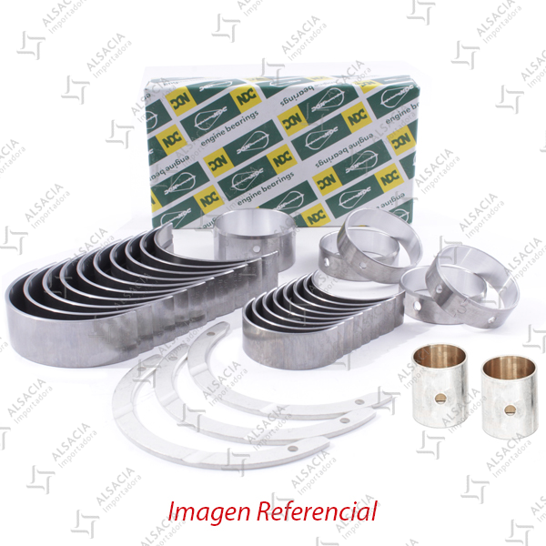 JUEGO METAL BIELA NISSAN D21 2.4 93-10 STD JP 