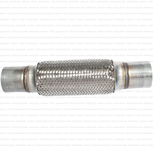 FLEXIBLE ESCAPE MOTORES DIESEL UNIVERSAL 2 MEDIO 8 PULGADAS REFORZADO KR (2 x 8 CON EXT) UB9A6