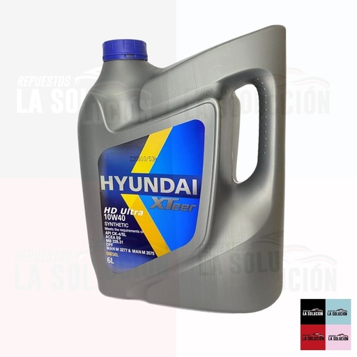 [8480] ACEITE HYUNDAI 10W40 6LT DIESEL DPF HD 9000 UB00