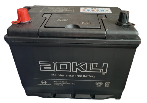 [8726] BATERIA 70 AMPERES AOKLY CCA 650 POSITIVO IZQUIERDO C/PESTAÑA (VENDER IGUAL COMO 80 AMPERES) (80D26R) (NX110-5MF)