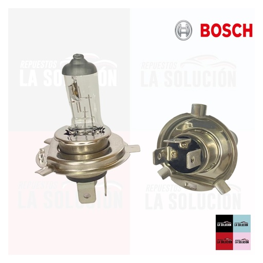 [8899] AMPOLLETA H-4 HALOGENA 12V 60/55W P43T BOSCH (9283 FLOSSER AL)