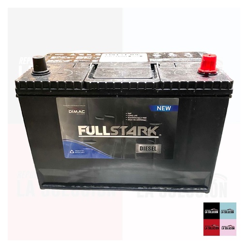 [8989] BATERIA 90 AMPERES FULLSTARK 640 CCA POSITIVO DERECHO