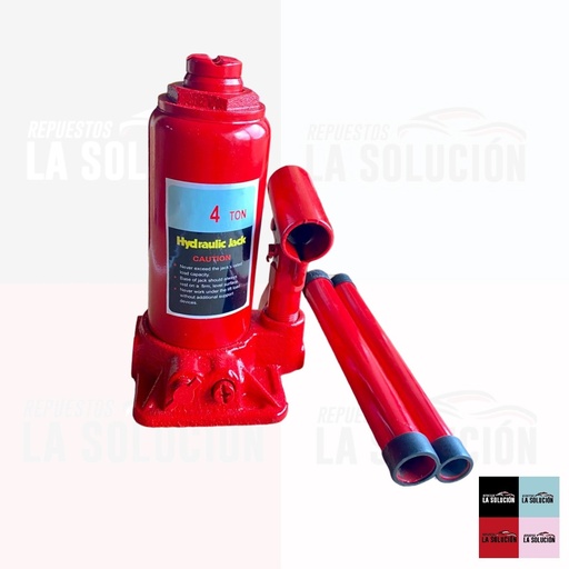 [9351] GATA HIDRAULICA TIPO BOTELLA 4 TONELADAS TW (A TON/G0402)