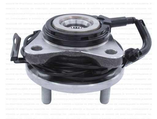 [9478] MAZA DELANTERA TOYOTA YARIS 14-17 C/ABS DERECHO  (43550-0D050)