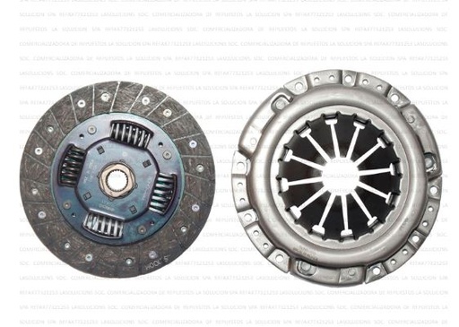 [11076] KIT EMBRAGUE KIA MORNING 1.2/3-4-5/HYUNDAI GRAND I-10 1.2 190MM SECO 2PCS KR UB2D1