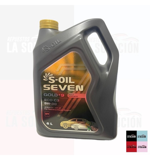 [11385] ACEITE SEVEN OIL 5W30 6L DIESEL/BENCINA DPF UB00