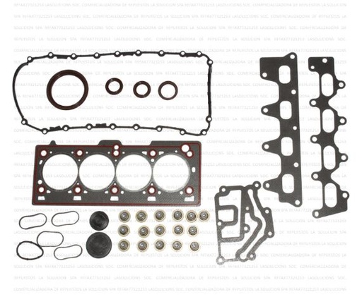 [11805] JUEGO EMPAQUETADURA MOTOR NISSAN PLATINA/RENAULT CLIO/MEGANE/SYMBOL>K4M 1.6 TW UB22ARRIBA