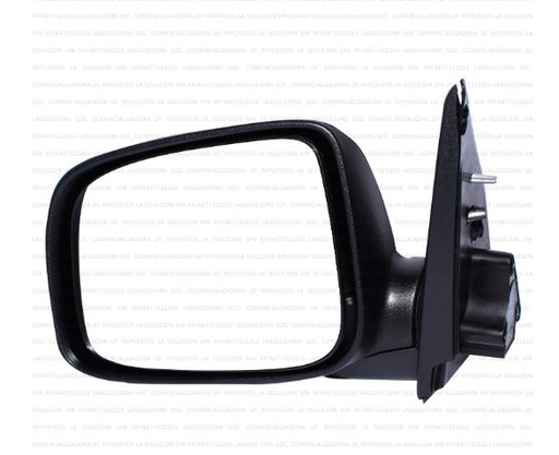 [12261] ESPEJO CHEVROLET DMAX 05-09 IZQUIERDO  MANUAL NEGRO TW (8-97357-874-0) UB7D2