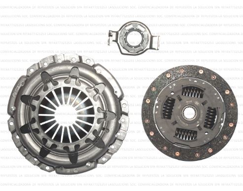 [13270] KIT EMBRAGUE FIAT PALIO 1.3 99-04/FIORINO 1.3 00-14/UNO 1.3 00-06 180MM 3PCS LUK UB2A4