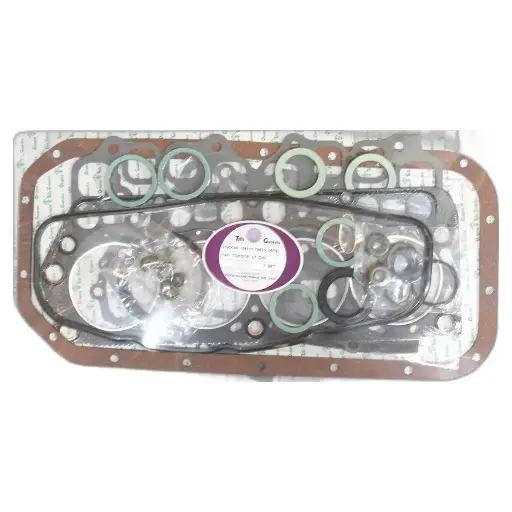 [13756] JUEGO EMPAQUETADURA MOTOR TOYOTA HILUX 1Y-2Y-3Y C/RETENES TOTO UB22ARRIB