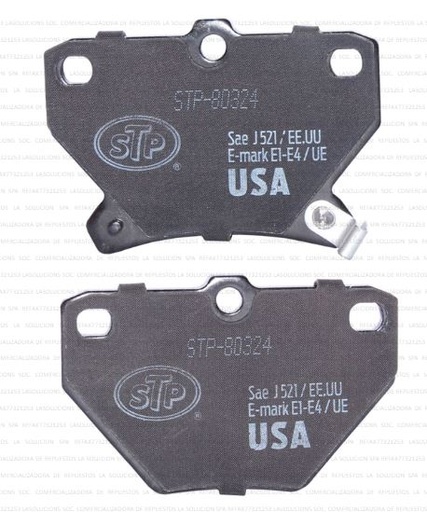 [13855] PASTILLA FRENO TOYOTA COROLLA 1.6-1.8 02-08/CELICA 1.8 00-03 STP TRASERA 78.4MM UB4A5 (411 GTX)