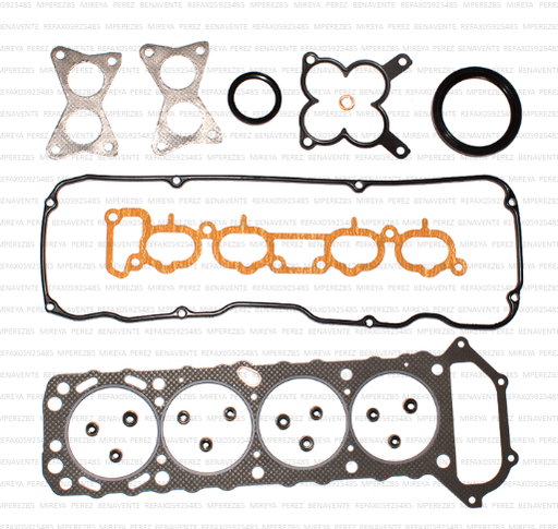 [14306] JUEGO EMPAQUETADURA MOTOR NISSAN D21 2.4 93-10 TOTO UB22ARRIBA