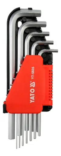 [14638] JUEGO LLAVE ALLEN 12 PIEZAS YATO