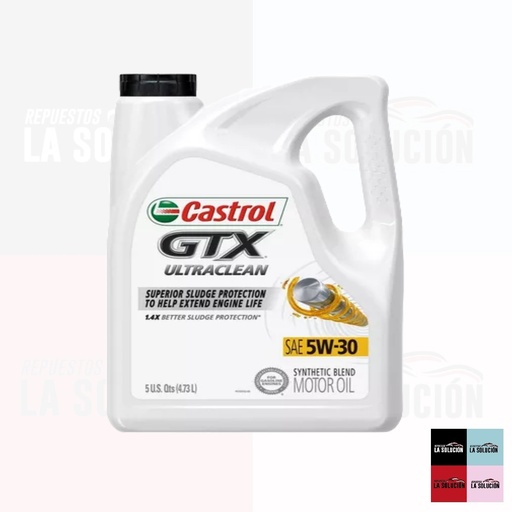 [14945] ACEITE CASTROL 5W30 GTX 4.73 SOLO BENCINA UB00