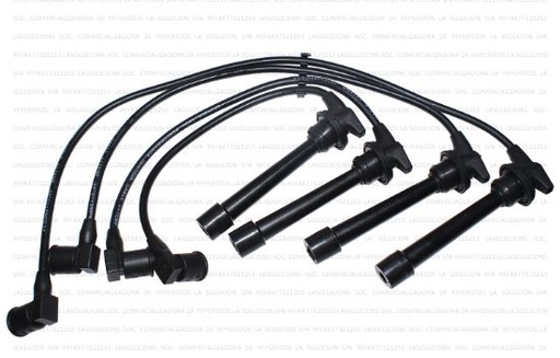 [15222] JUEGO CABLE BUJIA HYUNDAI ELANTRA 96-04/TUCSON 2.0 05-10 TW UB1B1