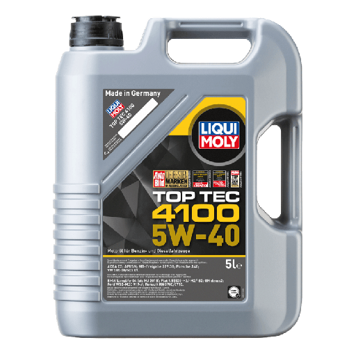 [15444] ACEITE LIQUI MOLY 5W40 TOP TEC 4100 5L DIESEL/BENCINA UB00