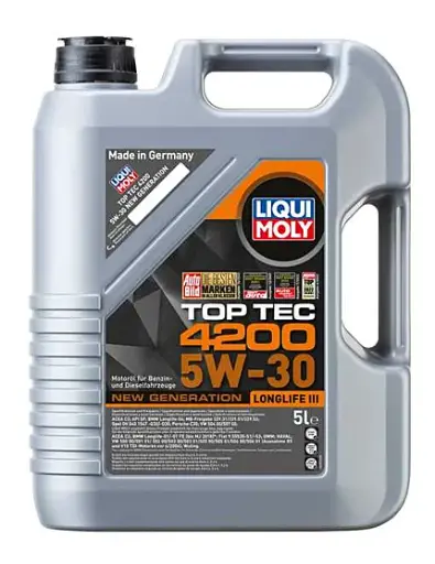 [16933] ACEITE LIQUI MOLY 5W30 5LT TOP TEC 4200 SN C3 DPF UB00
