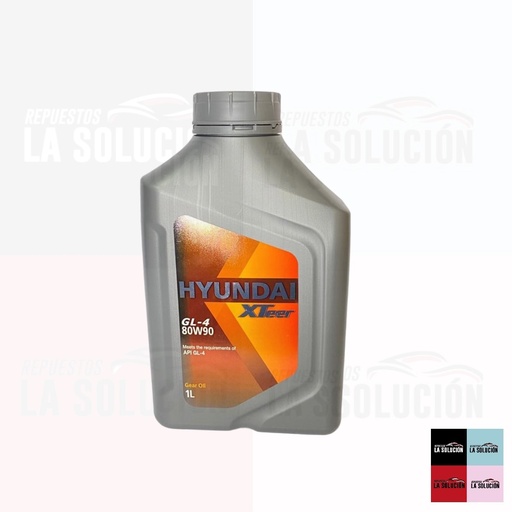 [16934] ACEITE HYUNDAI 80W90 1LT GL-4 UB00