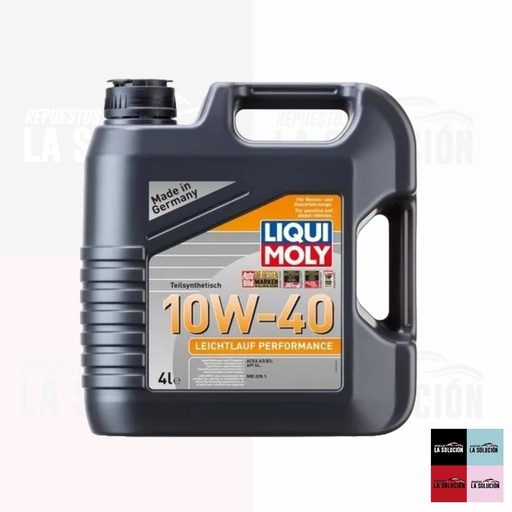 [16936] ACEITE LIQUI MOLY 10W40 4L LEICHTLAUF PERFORMANCE 4L UB00