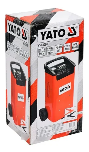 [16941] CARGADOR PARTIDOR BATERIA ELECTRICO 12/24V 20/600AH YATO UB00