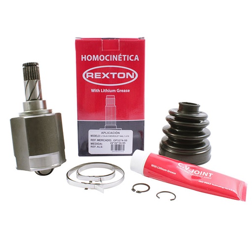 [17166] HOMOCINETICA CHEVROLET SAIL 1.4-1.5 11-18 LADO CAJA INTERIOR 22*22*35 INT  CH UB29A3