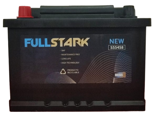 [18373] BATERIA 55 AMPERES FULLSTARK CCA 370 POSITIVO IZQUIERDO (S55458)