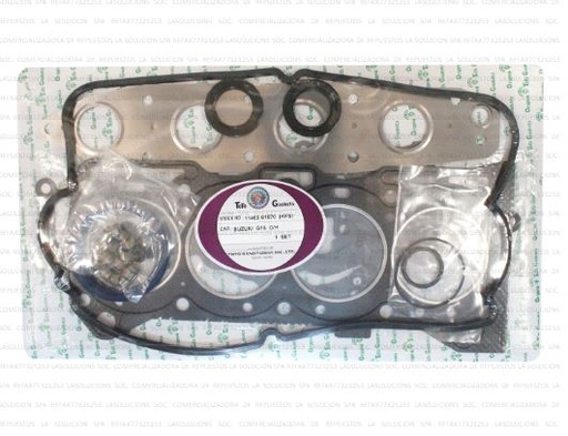 [18710] JUEGO EMPAQUETADURA MOTOR SUZUKI BALENO 1.6 95-04/GRAND VITARA 1.6 98-05 | VITARA 1.6 95-97 TOTO UB22ARRIBA