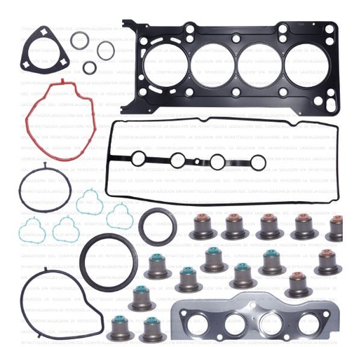 [19427] JUEGO EMPAQUETADURA MOTOR MAZDA 2 1.5 08-15/MAZDA 3 1.6 04-15 TOTO (8LB9-10-271) UB00