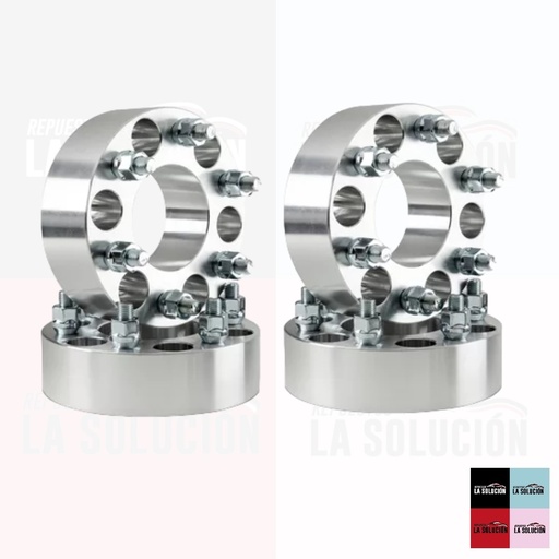 [20044] ESPACIADOR LLANTA 6*139 2 PULGADAS (JUEGO 4 UNIDADES) UNIVERSAL