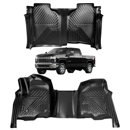 [20181] SET PISOS CALCE PERFECTO CHEVROLET SILVERADO TRAIL BOSS 18-22