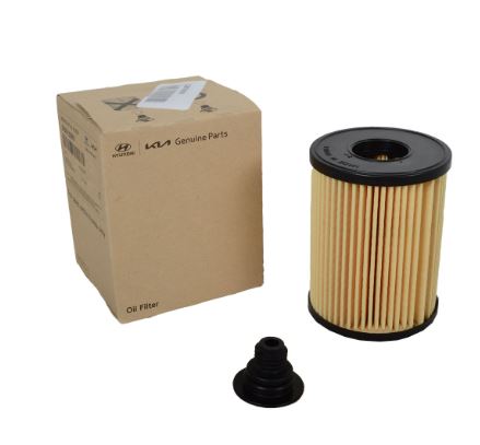 [20389] FILTRO ACEITE HYUNDAI SANTA FE 2.5 G4KM 21-24 | SORENTO 2.5 G4KM 21-24 ELEMENTO OR MOBIS KR (26350-2S000) UB9F1