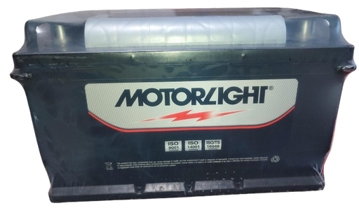 [20407] BATERIA 90 AMPERES MOTORLIGHT 790 (BORNER BAJO) CCA POSITIVO DERECHO