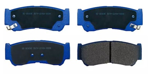 [21740] PASTILLA FRENO HYUNDAI SANTA FE 06-10/MAXUS T60 2.8 TRASERAS 118.6MM GTX