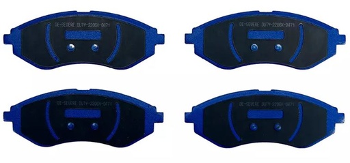 [21765] PASTILLA FRENO DAEWOO ESPERO/NUBIRA/LEGANZA/AVEO 1.4 04-16 | SPARK GT 1.2 10-18 133MM ITAL-BRAKE GTX