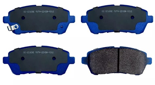 [21773] PASTILLA FRENO SUZUKI SWIFT 1.6 12-23/BALENO 1.4 17-19/MAZDA 2 08-10/FIESTA/CHANGAN CS15 125.6MM ITAL-BRAKE GTX