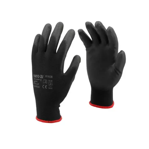 [21688] GUANTE TRABAJO NEGRO 8 YATO 