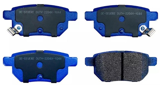 [21925] PASTILLA FRENO TOYOTA COROLLA 1.6-1.8 09-18/GREAT WALL VOLEEX C30 / JAC S2 TRASERA 98.6MM ITAL-BRAKE GTX