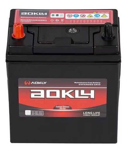 [22368] BATERIA 45 AMPERES AOKLY 510CCA POSITIVO IZQUIERDO BI BORNE (NS60MF)