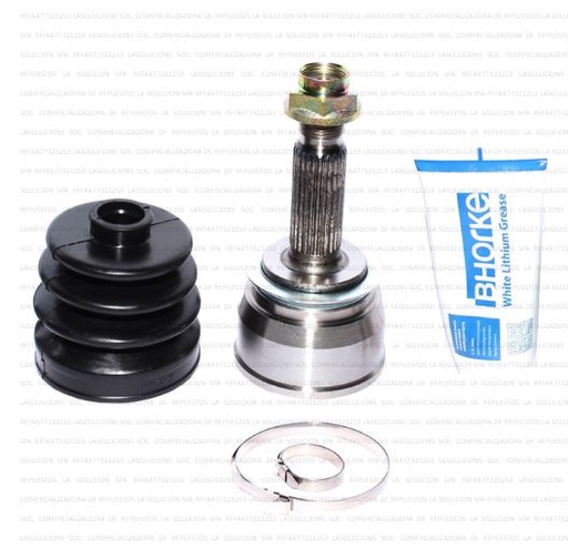 [22465] HOMOCINETICA HYUNDAI GETZ 1.3, 1.4, 1.6 03-11 | ACCENT RB 1.4, 1.6 11-18 | KIA RIO 3-4-5 1.4 12-18 LADO RUEDA 25*22*52.5 S/ABS CH